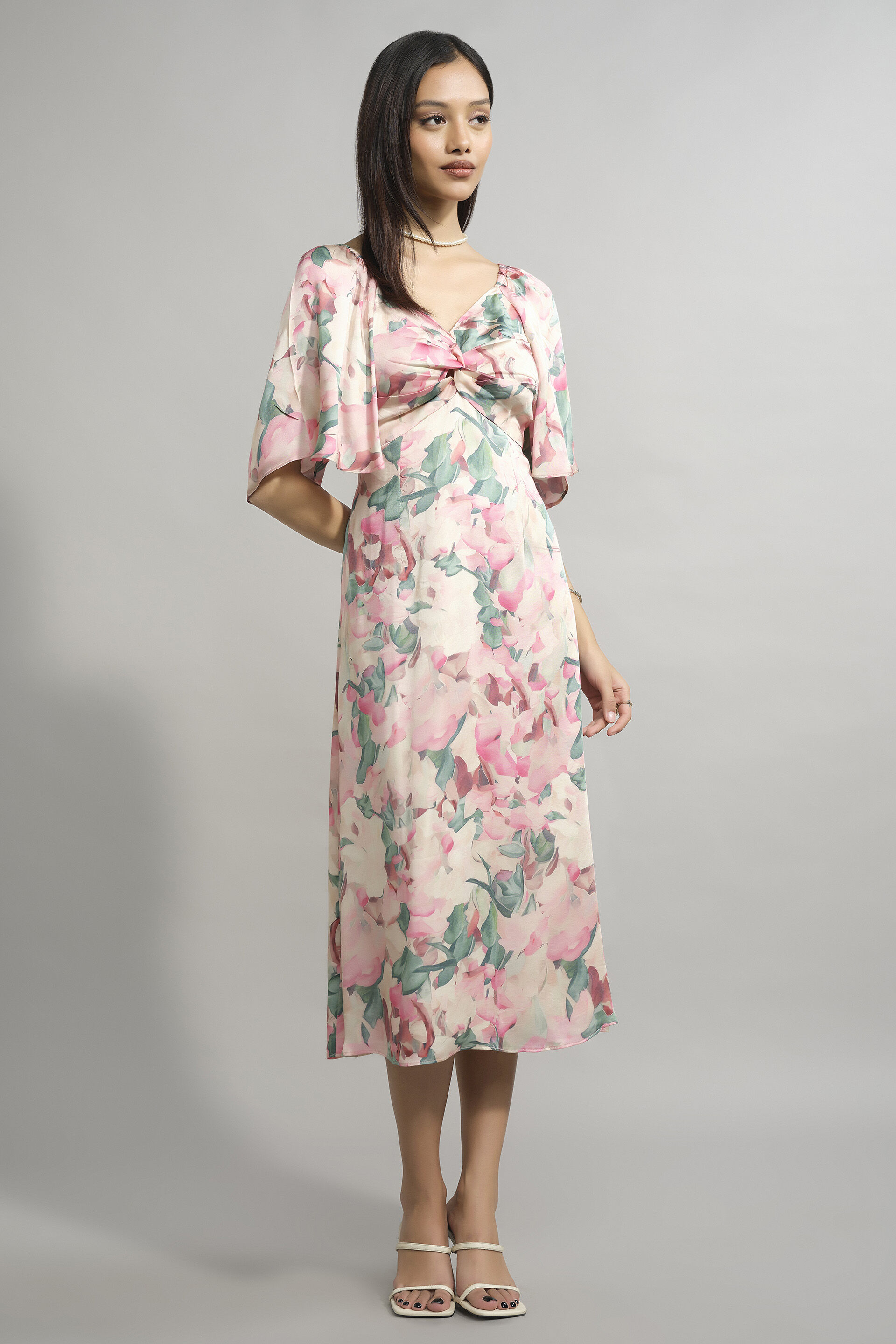 Larger Than Life Floral Dress, Multi Color, image 2